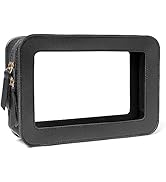 FFpaw Clear Makeup Bag Organizer, TSA Approved Portable Travel Toiletry Bag Multipurpose Cosmetic...