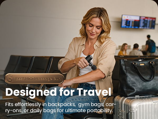 travel-friendly massage gun