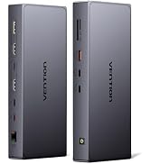 VENTION 11-in-1 DisplayLink Docking Station 3 Monitors with USB 3.2 A/C for MacBook/Dell/HP,USB C...