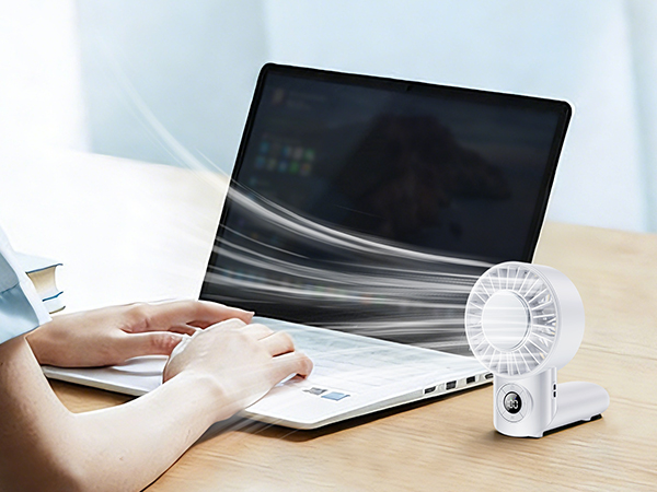 Handheld fan Neck fan Bottom anti-slip pad Desk fan