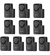 Wsdcam Window and Door Alarms for Home Security, 110dB Magnetic Sensor Alarm, Pool Door Alarm for...