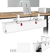 KEEGH No Drill Under Desk Cable Management Tray - 28