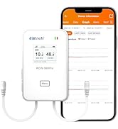 Elitech 4G Wireless Remote Real-Time IOT Temperature Humidity Monitor Digital Data Logger, APP/Cl...