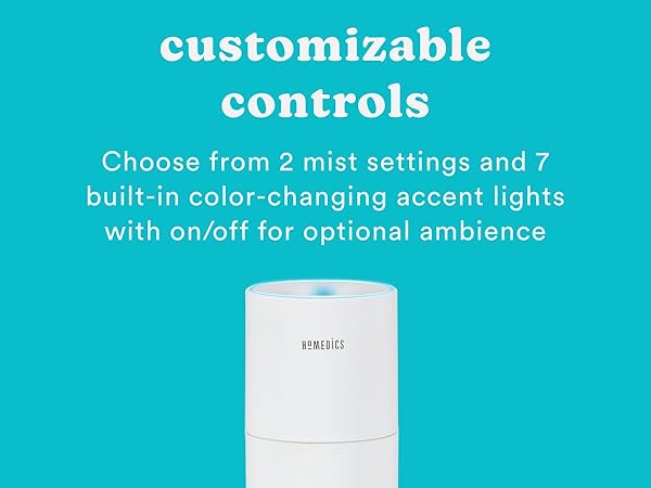 white air purifier with customizable controls