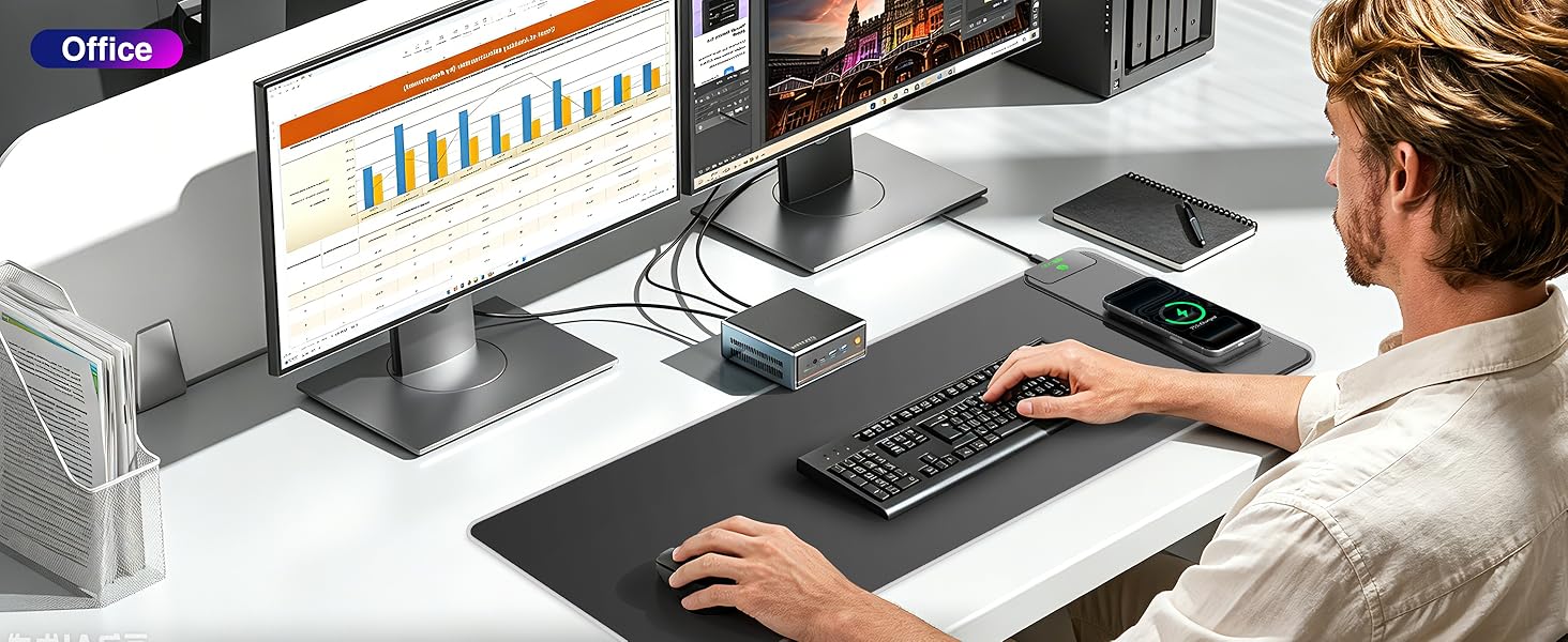 rgb gaming mouse pad with wireless charging