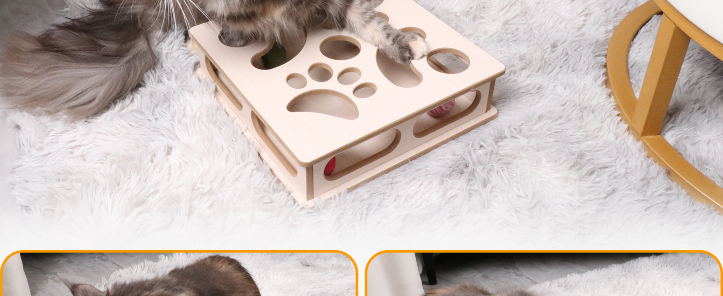 DI BI GRAMAS Cat Interactive Box Puzzle Toy