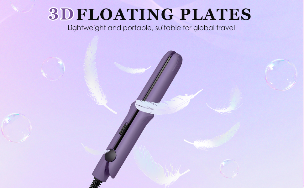 Portable Mini Travel Hair Straightener Allows you to maintain a stylish hairstyle at any time