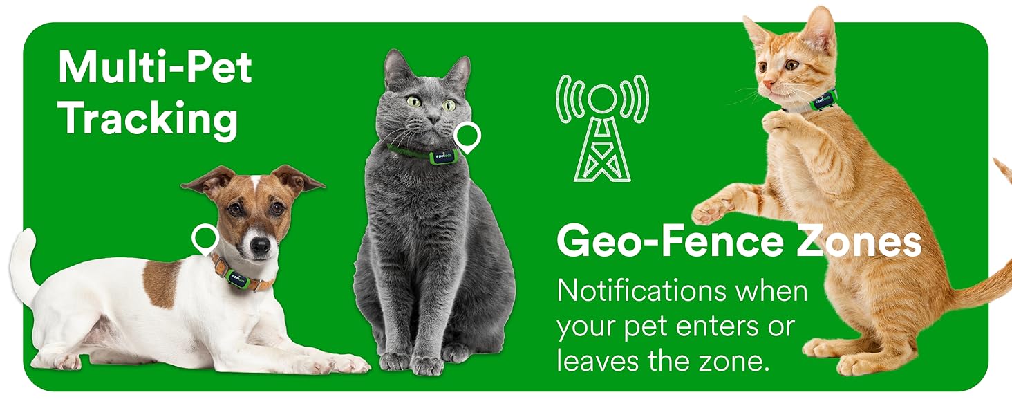 fits existing collar of small pets rechargeable li-ion battery includes sim card