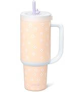 Ello Oasis Tumbler with Handle &amp; Retracting Straw | Reusable Insulated Stainless Steel Cup 100% L...