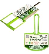 Curved Bucket Scraper for 5 Gallon Buckets and 18" ABS Paddle Multi-Material Mixer for Paint, Epo...