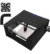longer Laser Engrave Enclosure with Vent, Large Size 27.5 x 27.5 x 13 inchesLaser Engraving Machi...
