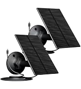 Zivif 2W Solar Panel for Security Camera, USB Solar Panel for Camera, USB Solar Panel Charger, 36...