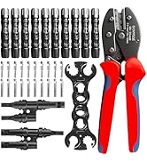 OYMSAE Solar Crimper Tool Kit with Y Connector - 24 PCS Solar Tools for PV MC4 Connectors: 10-14A...