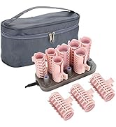 Travel Hot Rollers,Rollers Hot Pod Hair Styling Tool, 10Pcs Professional Electric Heated Roller C...