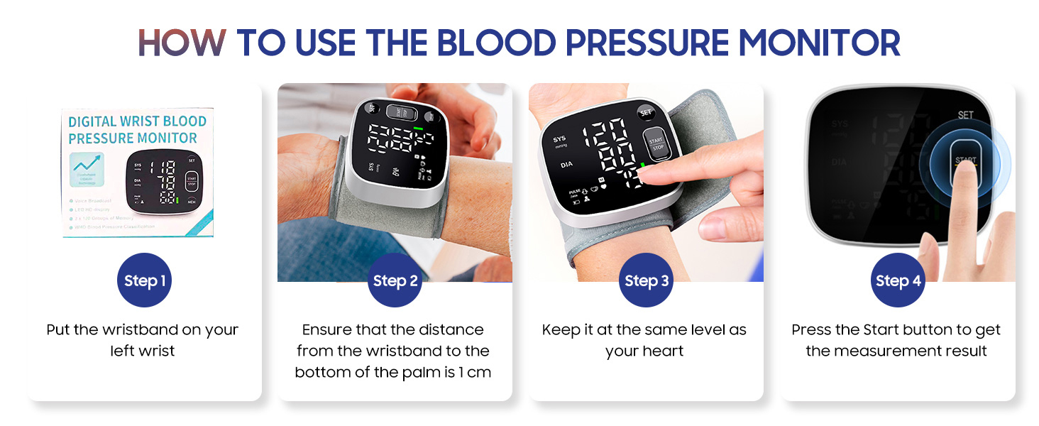 blood pressure cuff wrist
