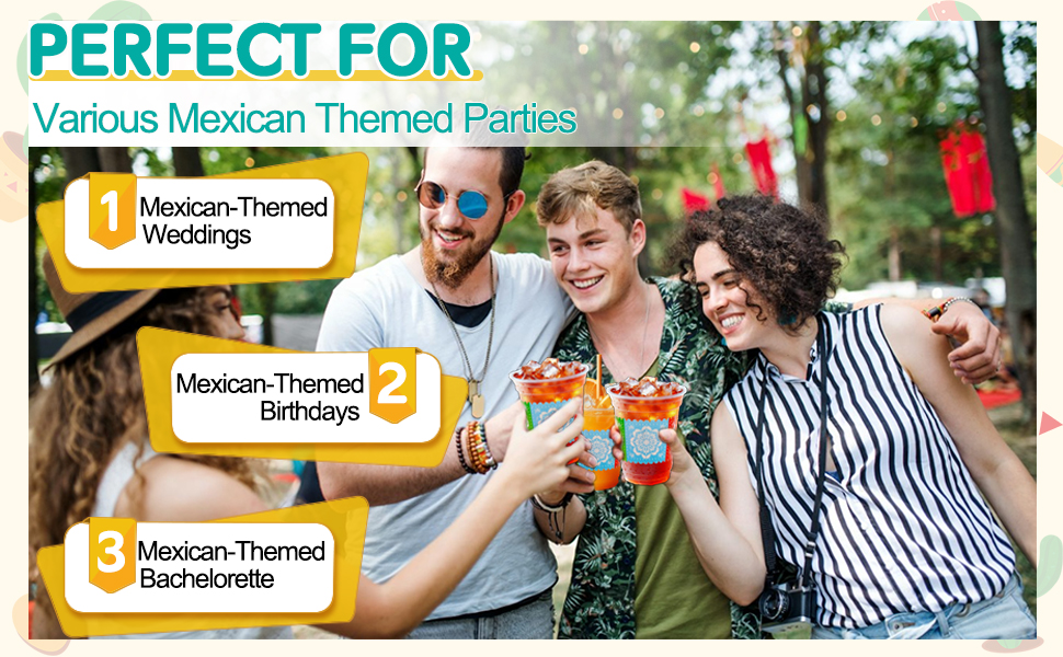 fiesta party cups
