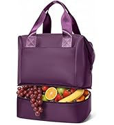 coowoz Lunch Box Insulated Women Lunch Tote Bags Work- Adult LunchBag loncheras para mujer Mens L...