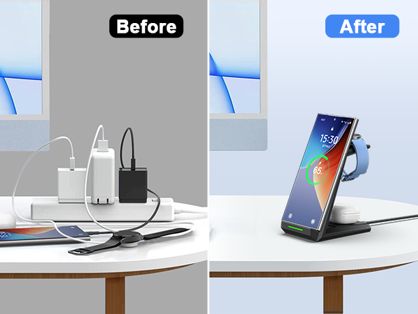 3 in 1 charging station for samsung