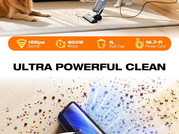 vacuum cleaner corded stick vacuum pet hair vacuum hard floor vacuum