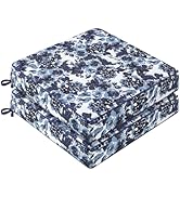 Favoyard Outdoor Chair Cushion 19 x 19 x 3 In Waterproof Pattern Fade Resistant Cushions for Pati...