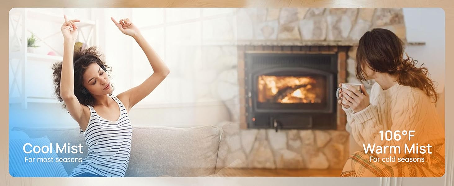 warm and cool mist humidifier