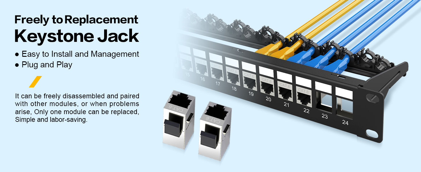 24 port patch panel