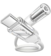 JSAUX USB Type C to 3.5mm Female Headphone Jack Adapter, USB C to Aux Audio Dongle Cable Cord Com...