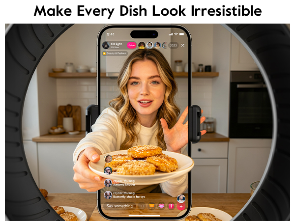 phone tripod with light