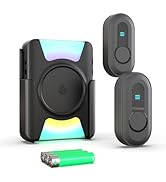 CallToU Hearing Impaired Doorbell 1000FT Wireless Battery Operated Door Bell With Vibrating Flash...