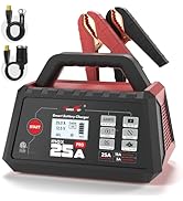 TowerTop 25A Max Pro Battery Charger: 12V Fully Automatic Smart Trickle Charger, Automotive Batte...