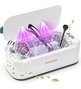 Professional Ultrasonic Jewelry Cleaner, 19oz 48Khz Ring Cleaner Ultrasonic Machine with Degas Fu...