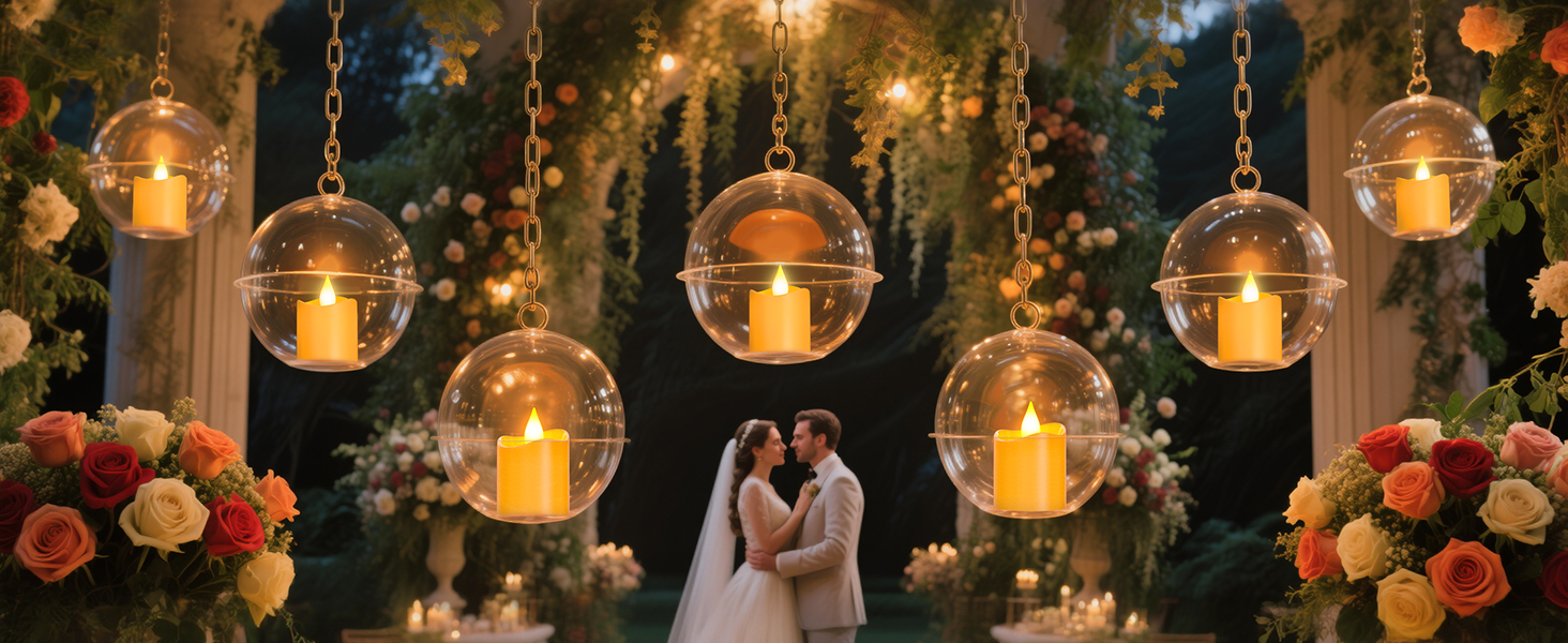 rechargeable votive candles with remote for wedding