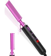 DAN Technology Dual Voltage Hot Comb for Wigs, Black Hair &amp; Baby Hair, Ceramic Pressing Comb with...