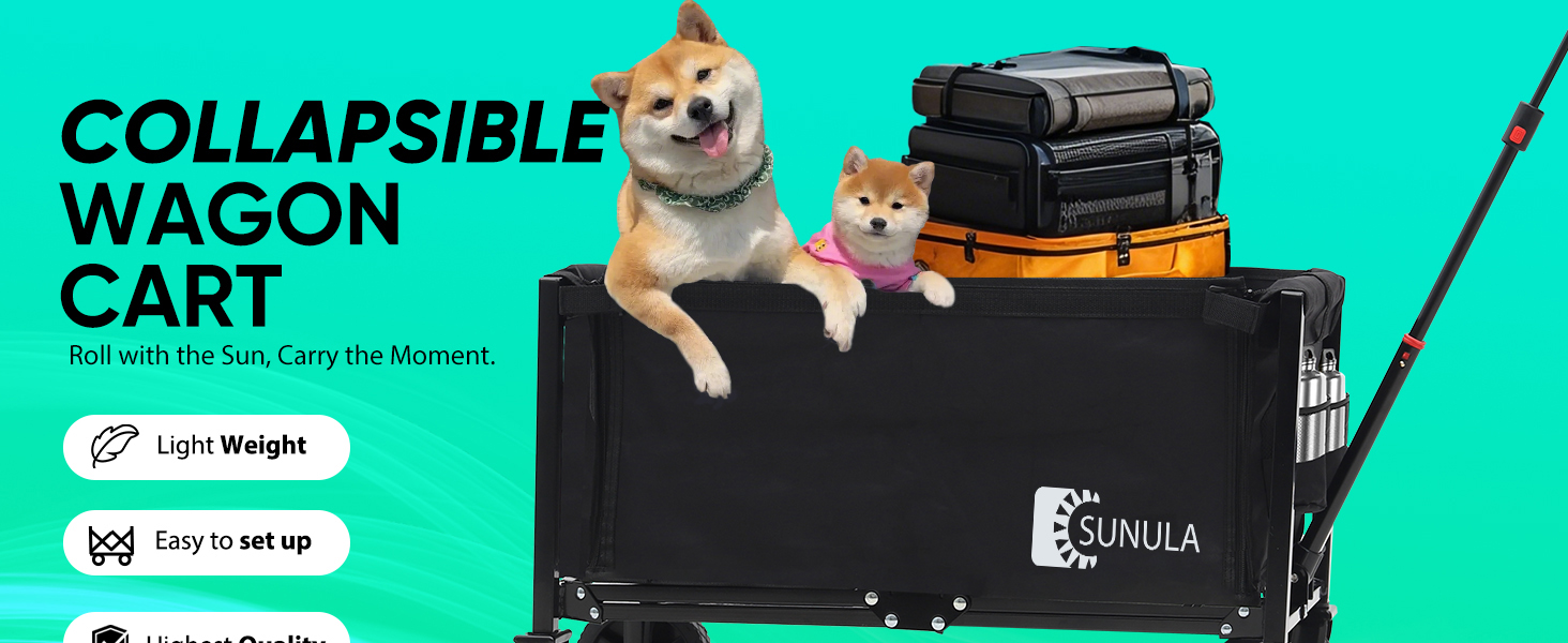 COLLAPSIBLE WAGON CART-Light Weight Easy to set up Highest Quality