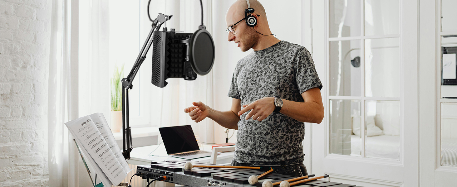 Microphone Isolation Shield