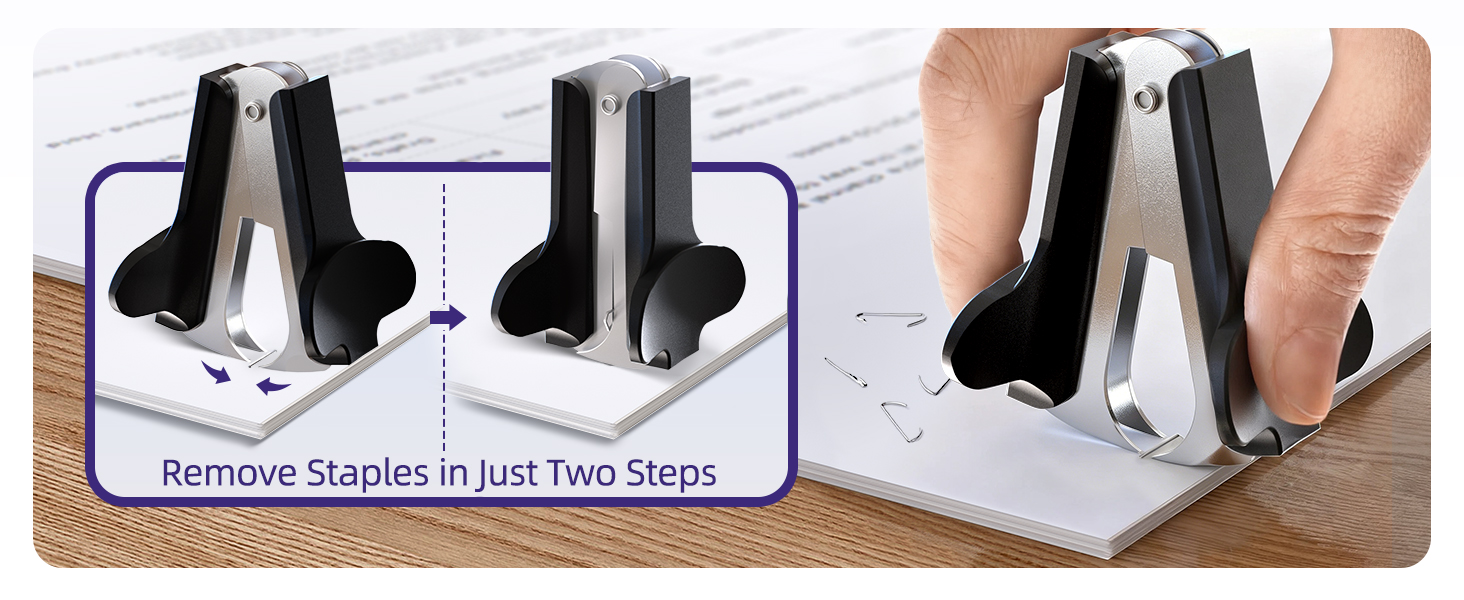 Compared with traditional staplers, the metal rods are more durable