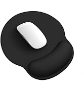 Mouse Pad Wrist Support, Ergonomic with Wrist Rest, Comfortable Computer Mouse Pad for Laptop, wi...