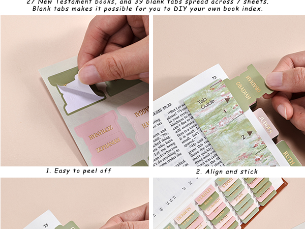 Bible tabs