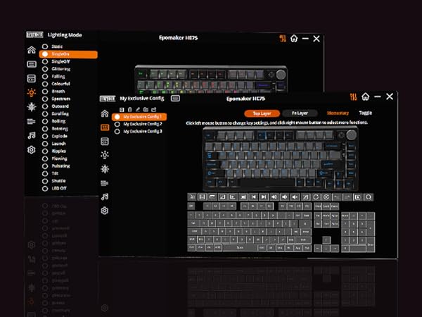 HE75 Tri-Mode Gaming Keyboard