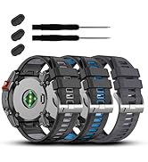 ZPJPPLX 20mm Compatible with Garmin Fenix 7S 7S Pro 6S 6S Pro 5S 5S Plus Watch Band,Soft Silicone...