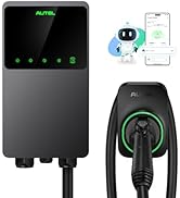 Autel Level 2 EV Charger up to 50Amp, 240V, Indoor/Outdoor Car Charging Station with J1772 Connec...