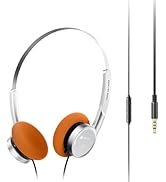 FiiO Snowsky Wind 3.5mm ON-Ear Headphones for Recording Gaming with Microphone, 40mm Diaphragms D...