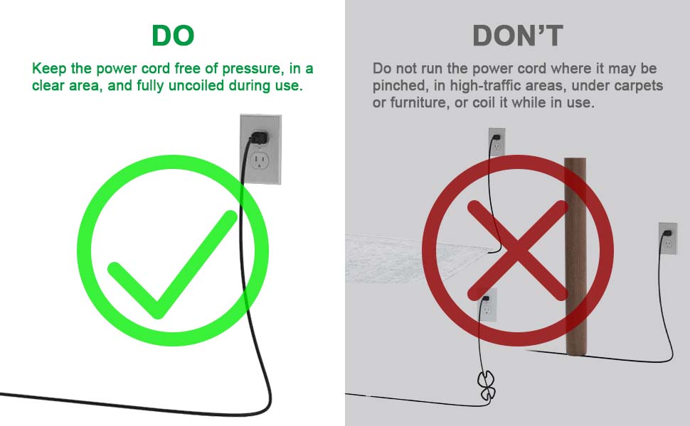 space heater warning