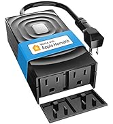 meross Smart Outdoor Plug, Waterproof WiFi Outdoor Outlet, Compatible with Apple HomeKit, ...