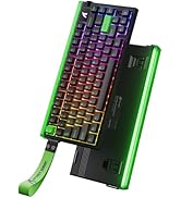 ATTACK SHARK R85 HE Rapid Trigger Keyboard Magnetic Switch with Custom Lightbox, 75% Wired Mechan...