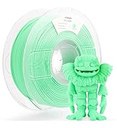 AMOLEN PLA Matte 3D Printer Filament,Wasabi Green PLA Filament 1.75mm with Smooth Matte Finish,3D...