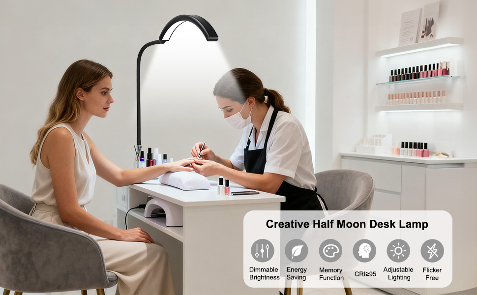 LED Half Moon Lamp