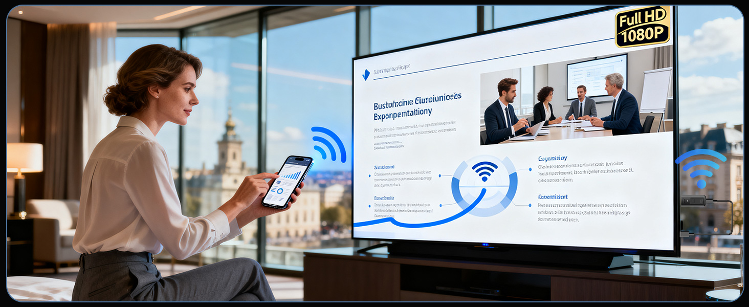 Wireless HDMI Display Dongle Adapter