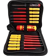 Mulwark 13-Piece Premium CR-V Insulated Screwdriver Set with 1000V Tools – Includes Phillips, Slo...