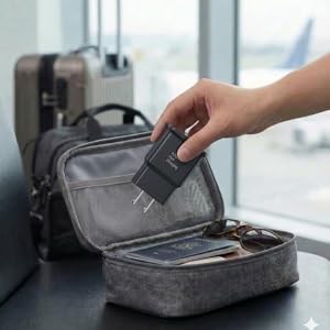 compact travel wall charger 100-240v voltage for international travel